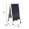 Flash Furniture Whitewashed Wooden A-Frame Magnetic Chalkboard HGWA-CB-4824-WHWSH-GG - alternate 2